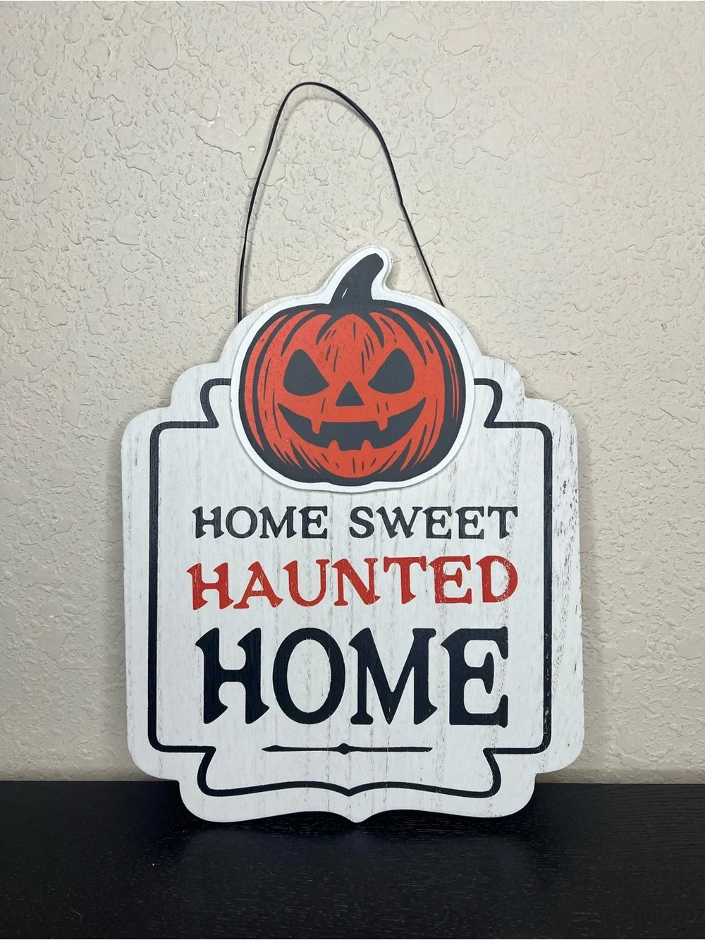 NEW Target Bullseyes Playground Wood Halloween Sign - Haunted Home